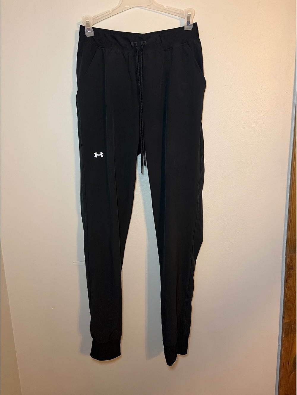 Under Armour Black Loose Fit HeatGear Jogger Pants XS